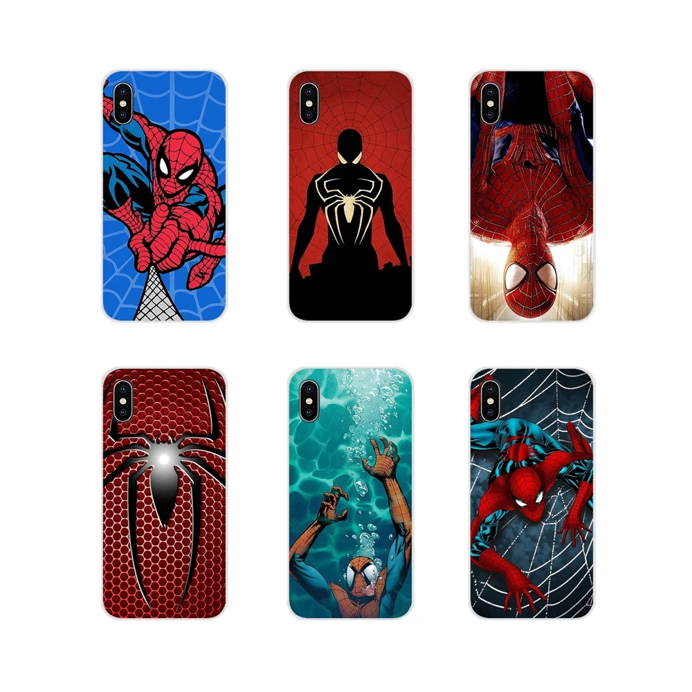 

For Motorola Moto X4 E4 E5 G5 G5S G6 Z Z2 Z3 G G2 G3 C Play Plus Marvel Comics Spider man Accessories Phone Cases Covers