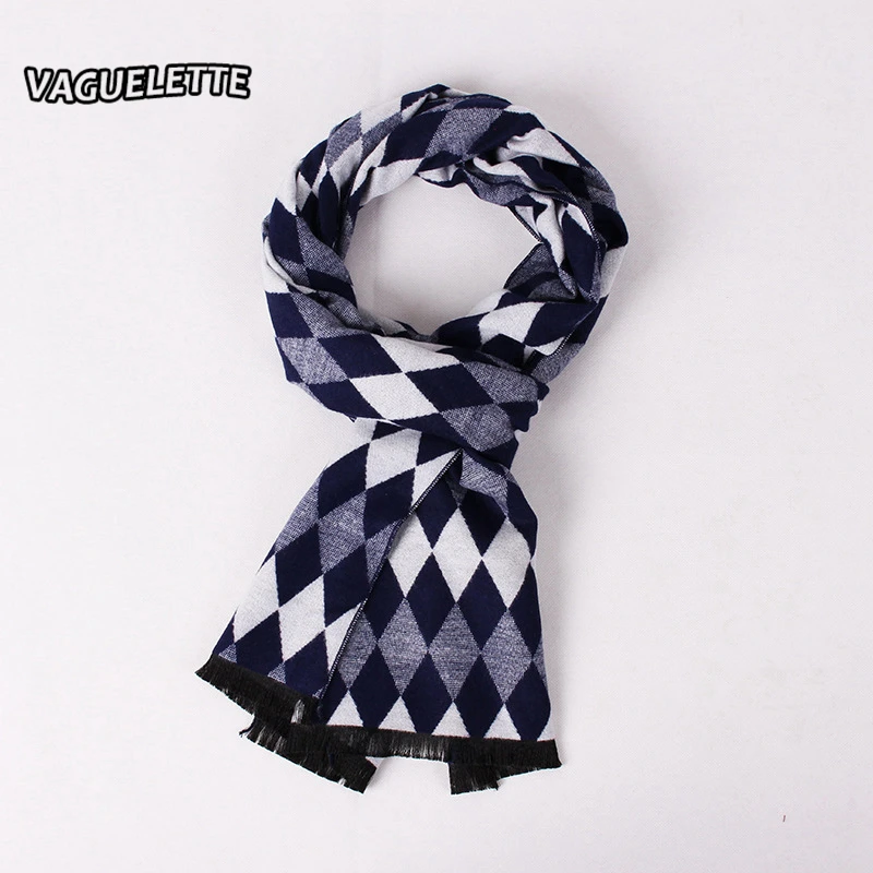 100 Lyocell font b Tartan b font Men Scarf Winter Print Plaid Long Larges Scarves Casual