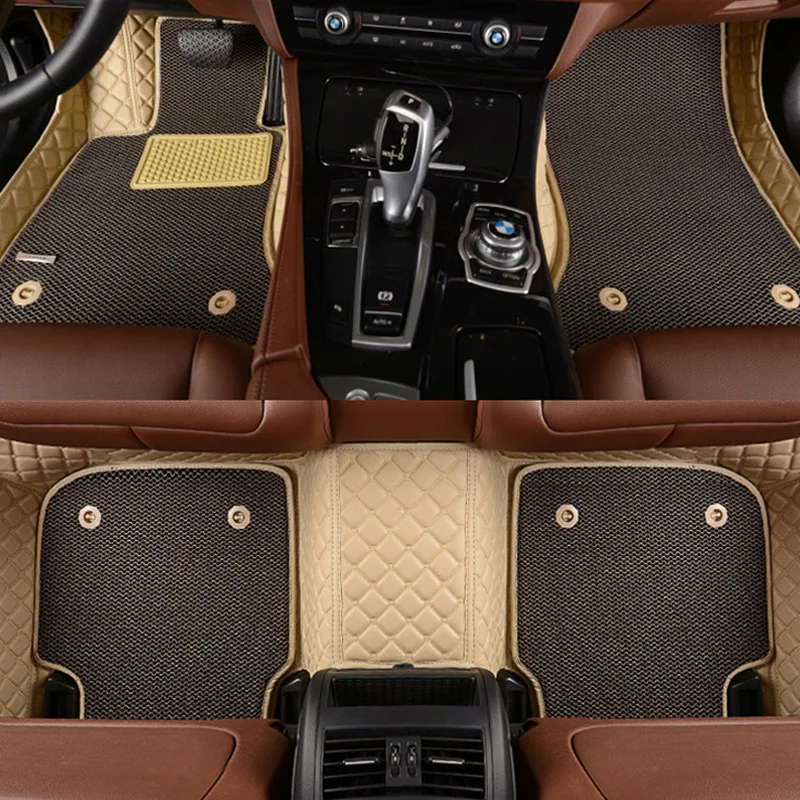 LUNDA Custom fit car floor mats for Toyota Camry 40 Corolla RAV4 Verso FJ Land Cruiser LC 200