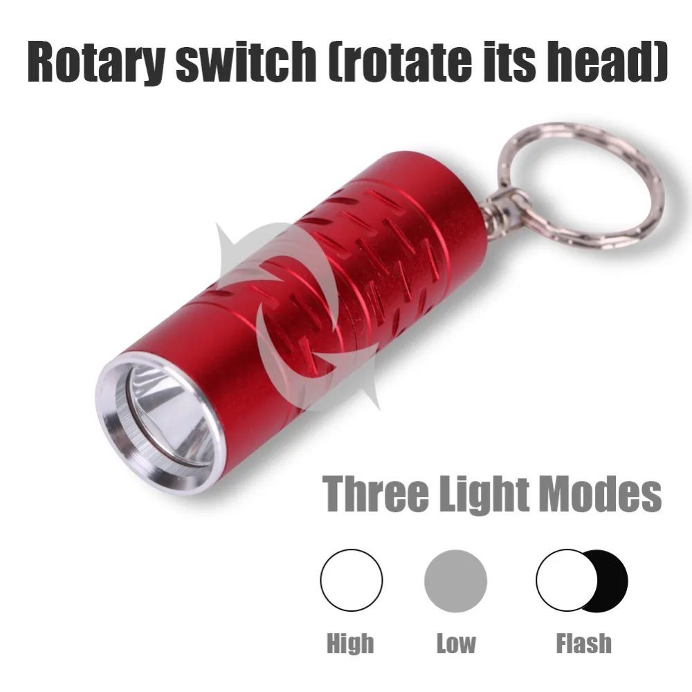 Портативный мини-брелок, карманный фонарь, светильник-вспышка, фонарь, светильник-вспышка, водонепроницаемый, 2000 люмен, светодиодный светильник Linternas, 3 режима, походный светильник