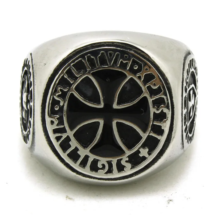 1pc Hot Selling Design!! Mens Boy Punk Style Cool New Cross Ring 316L Stainless Steel Factory Price | Украшения и аксессуары