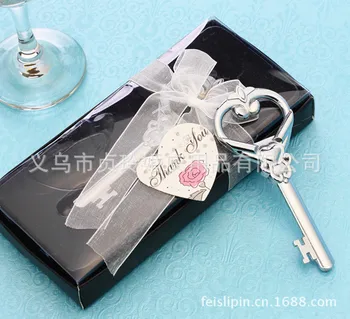 

100 Pcs Antique Victorian key Bottle Opener wedding favors guest gift