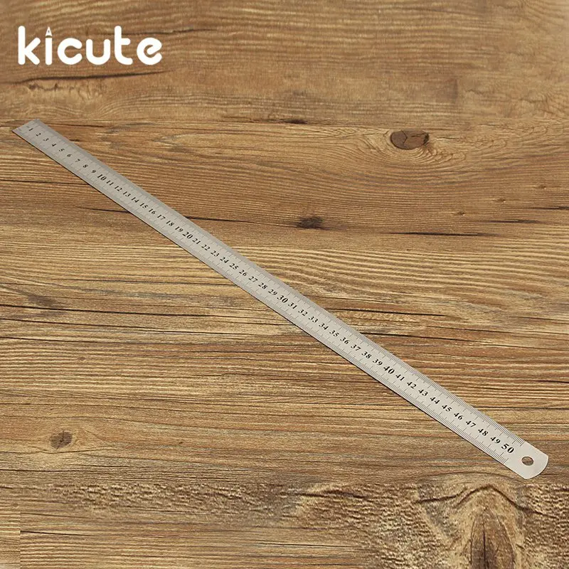 Стандартный измерительный инструмент Kicute 1 шт. 50 см двусторонние весы прямая