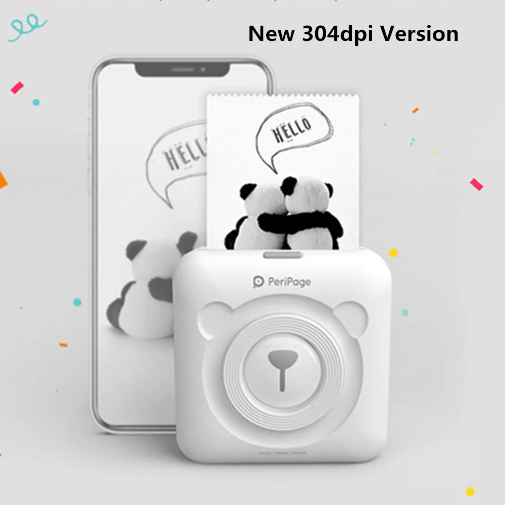 304 dpi peripage pocket photo printer