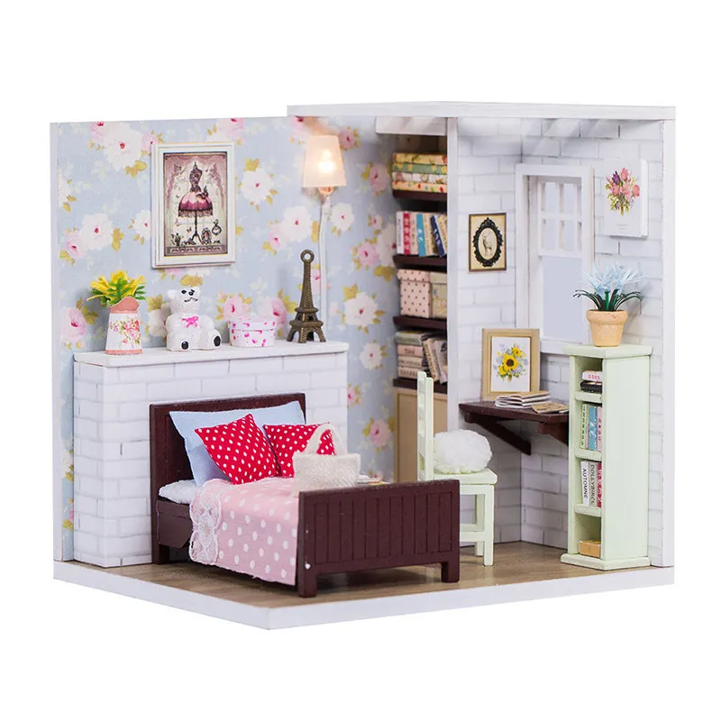 diy miniature doll bedroom