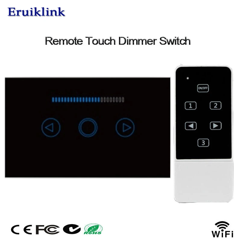 Eruiklink US Standard Touch and Remote Control Dimmer Light Switch