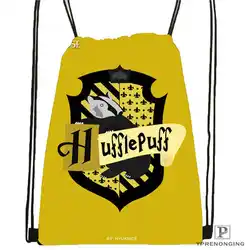 Custom hufflepuff-@ 02-походная сумка на шнурке Cute Daypack Kids Satchel (черная спинка) 31x40 cm #180611-03-127