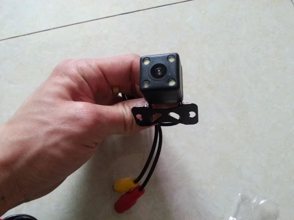 

Universal 4 LED Square Light Night Vision Waterproof Rear View Camera Car Reverse Back Camera
