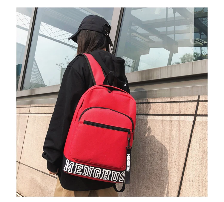 Menghuo Women Backpack Student College Waterproof Nylon Backpack Women Escolar Mochila Quality Brand Men Laptop School Bag Girl _34-1_29