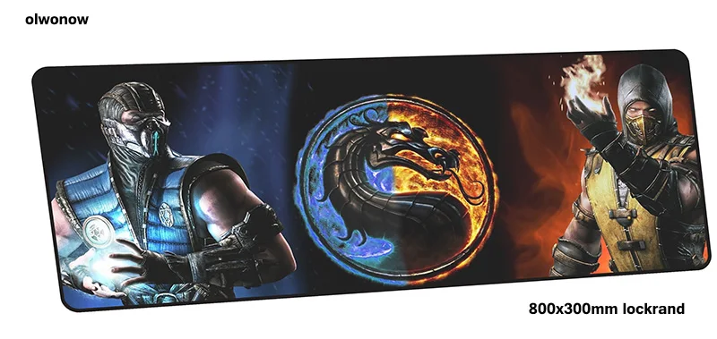 design 9 Mortal kombat коврик для мыши 80x30 см с массовым рисунком игровой коврик для мыши геймерский коврик милый игровой компьютерный стол padmouse клавиатура большие игровые коврики - Цвет: design 9