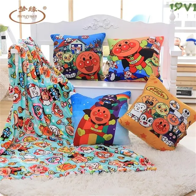 anpanman bacterial boy pillow