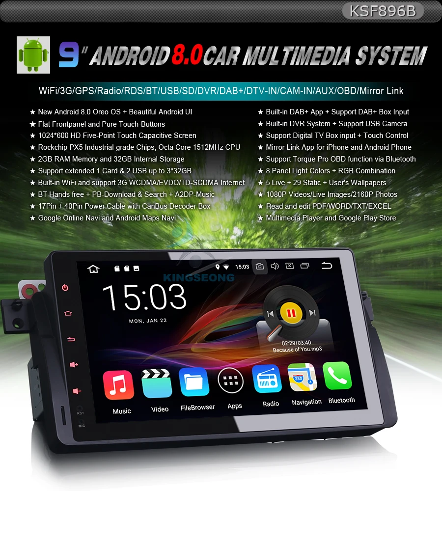 Clearance 9" Android 8.0 DAB+ Car Stereo Autoradio WiFi RDS BT GPS Car Multimedia Player for BMW E46 M3 3er 318 320 Rover 75 MG ZT SatNav 0 Clearance 9" Android 8.0 DAB+ Car Stereo Autoradio WiFi RDS BT GPS Car Multimedia Player for BMW E46 M3 3er 318 320 Rover 75 MG ZT SatNav 0