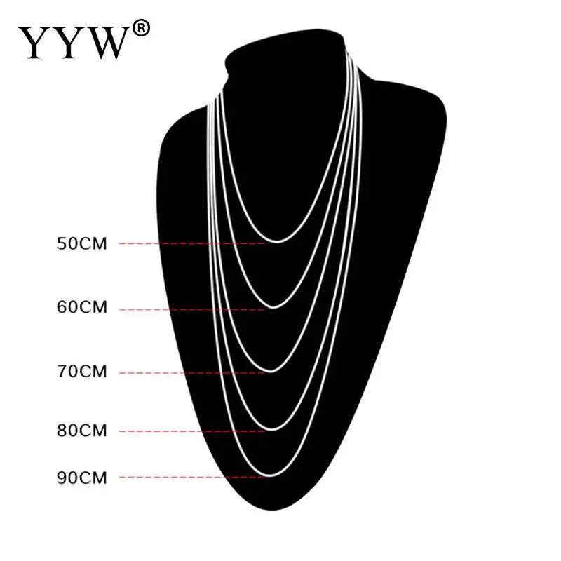 

Stainless Steel Chain Necklace 1.5mm to 6mm ball chain 16inch to 32inch Link Chain For Men Women Necklaces Jewelry Accessories