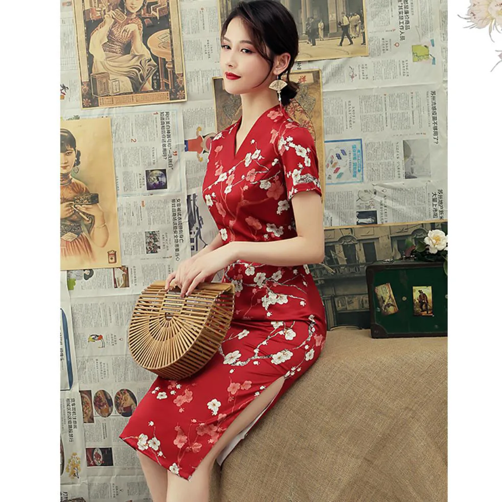 

Spring summer Chinese style young girls daily improvement temperament lady The Chinese dress