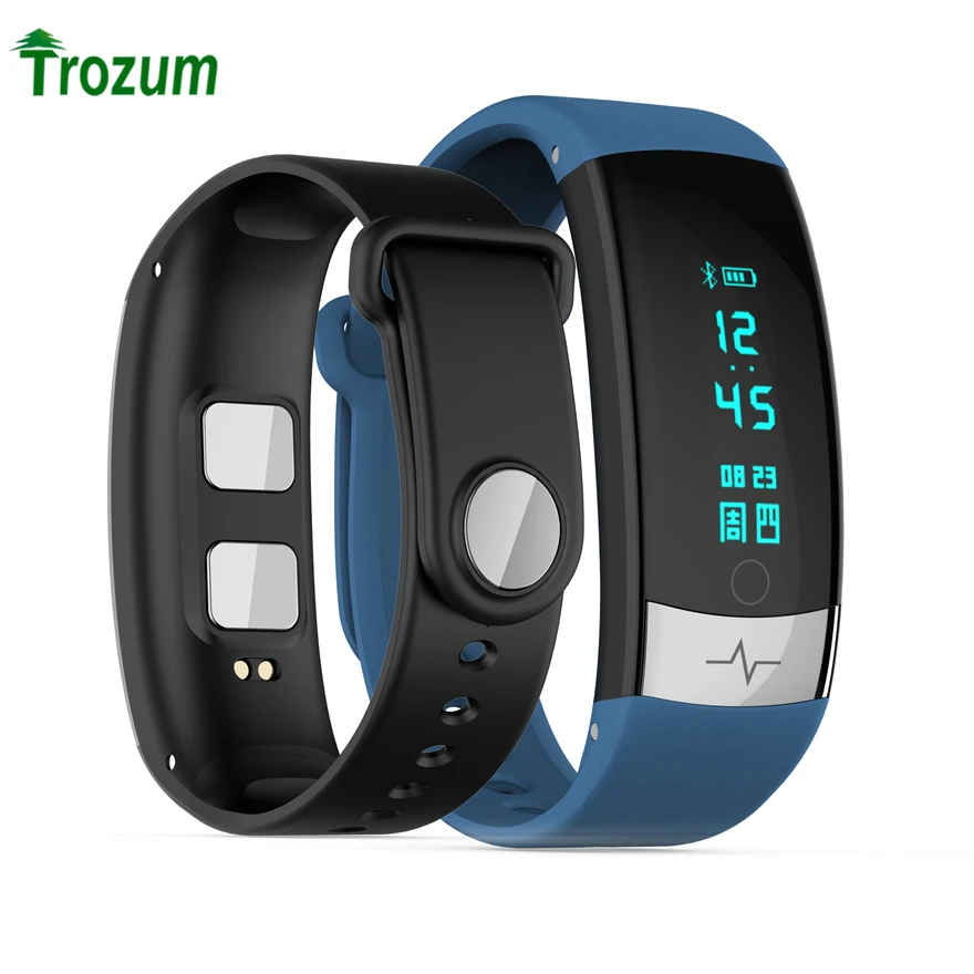 

Smart bracelet QS03 heart rate ECG calorie step counter fitness tracker clock reminder IP67 waterproof for Android IOS watches