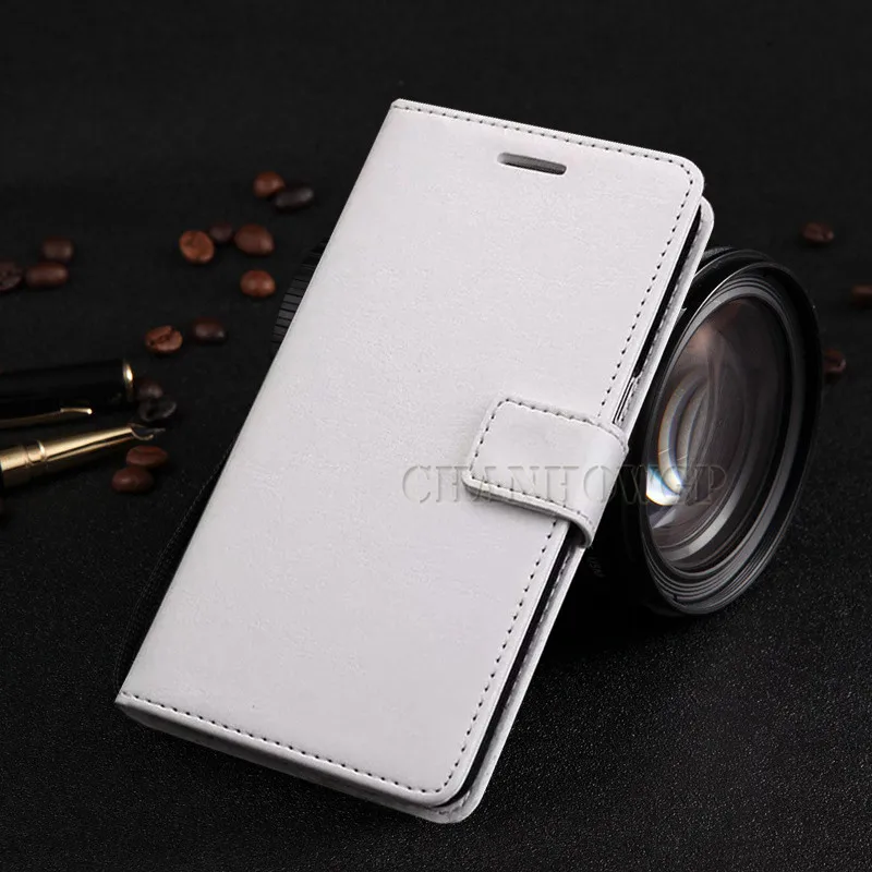 Кожаный чехол-книжка для Xiaomi Mi 9 9T 8 SE A1 A2 Lite F1 Redmi K20 7A 6 6A S2 Note 7 Note 6 Note 5 Pro Global Wallet Funda - Цвет: Белый