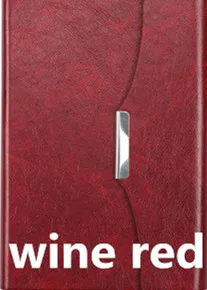 Милые спиральные блокноты канцелярские товары, тонкий офис школы Личная программа Органайзер/связующий дневник еженедельник подарок A5 - Цвет: wine red