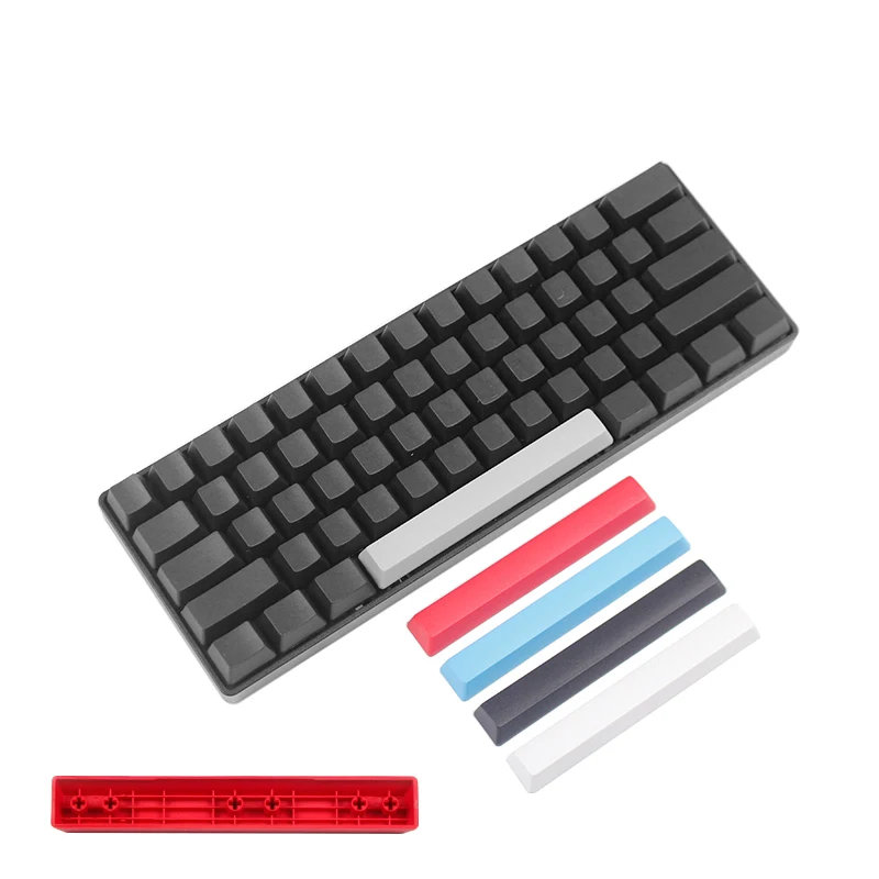 

Mechanical keyboard cherry mx switch PBT spacebar red black filco ducky 8 6.25u space bar keycap