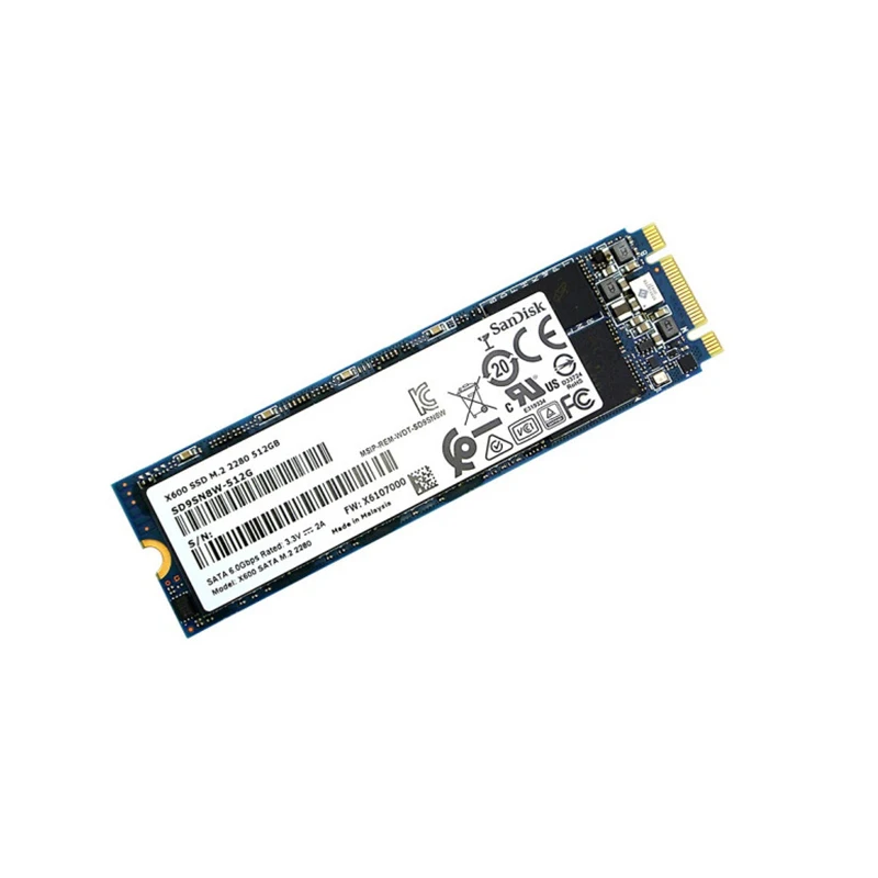 SanDisk X400 SSD m2 128 ГБ 256 512 1т Внутренний твердотельный диск M.2 2280 флэш накопитель msata hdd