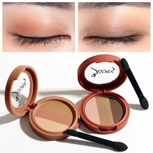 Бренд Maquiagem Sombra 3 цвета красота глазурованная блеск Тени для век Палитра Макияж блестящие матовые водонепроницаемые тени для век