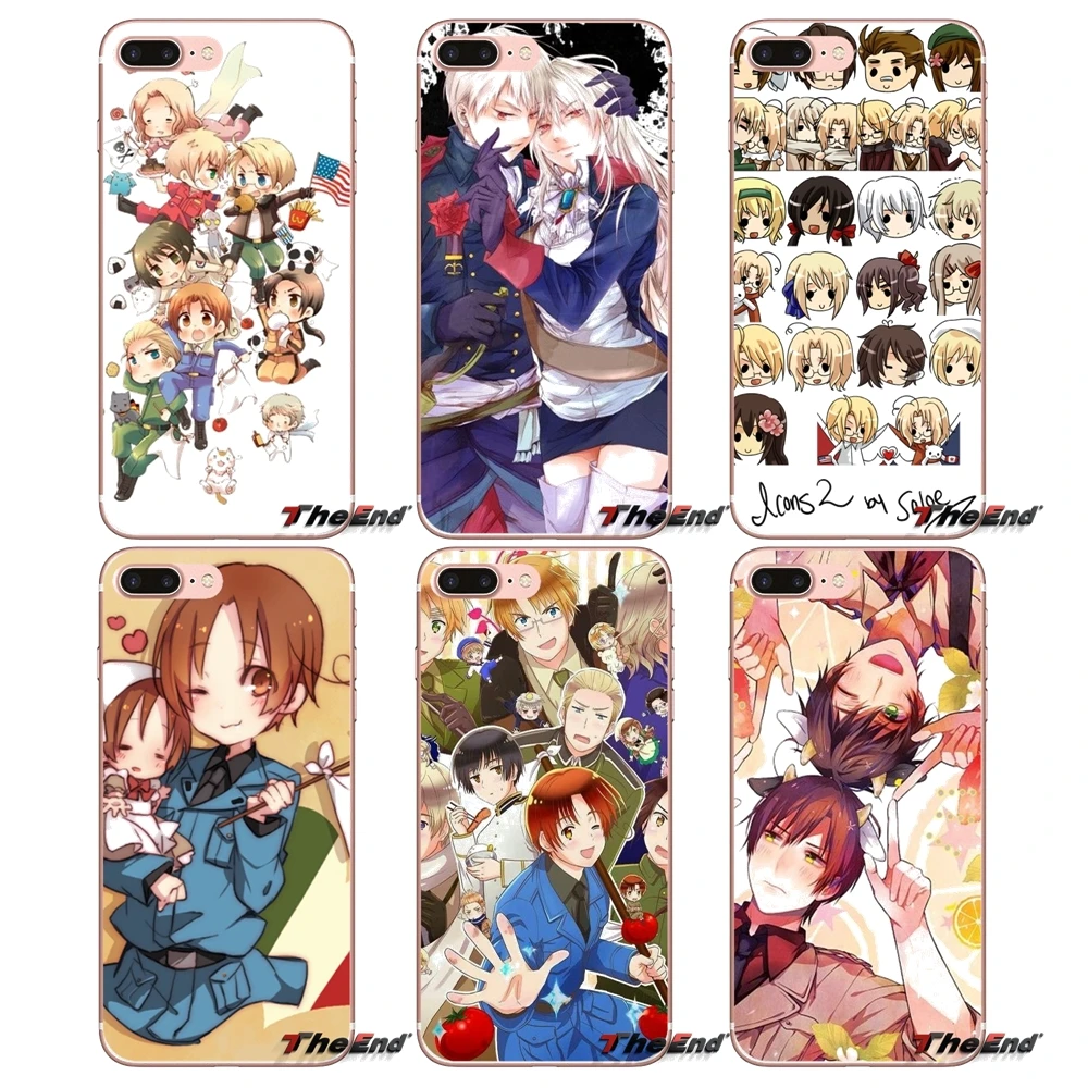 

hetalia Anime Japan Transparent Soft Shell Covers For Xiaomi Redmi 4A 4X 3S Note 3 4 5 Pro 5A Mi3 Mi4 Mi5 Mi6 Mi A1 Max 5X 6X