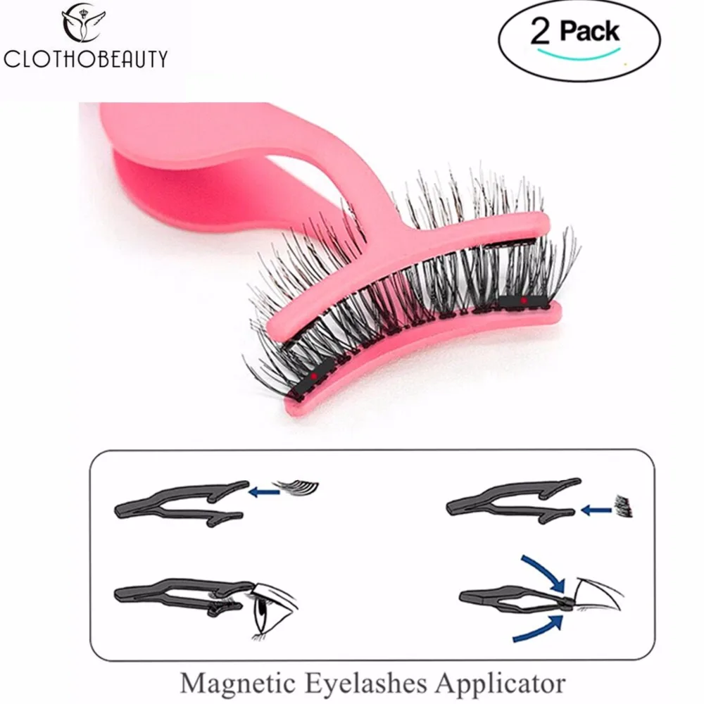 Магнитный аппликатор для ресниц clotobeauty 2 шт. пинцет накладные ресницы магнитные (2