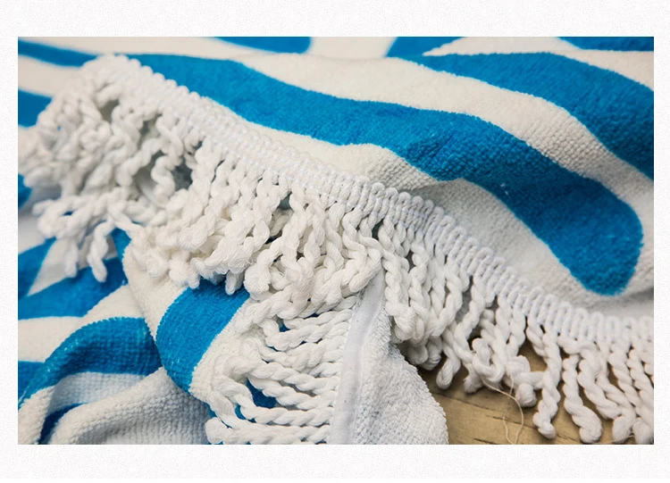 Online Tropical Gedruckt Bad Handtuch Strand Handtuch Quaste Runde Mikrofaser Druck Travel Bad Handtücher Bad Handtücher für Erwachsene Dusche