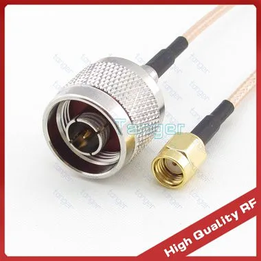 3 фута ВЧ кабель N штыревой в RP-SMA мужской разъем прямой Высокое качество 40 дюймов 100 см RG316 RG-316 с коаксиальным кабелем соединительный кабель с малыми потерями