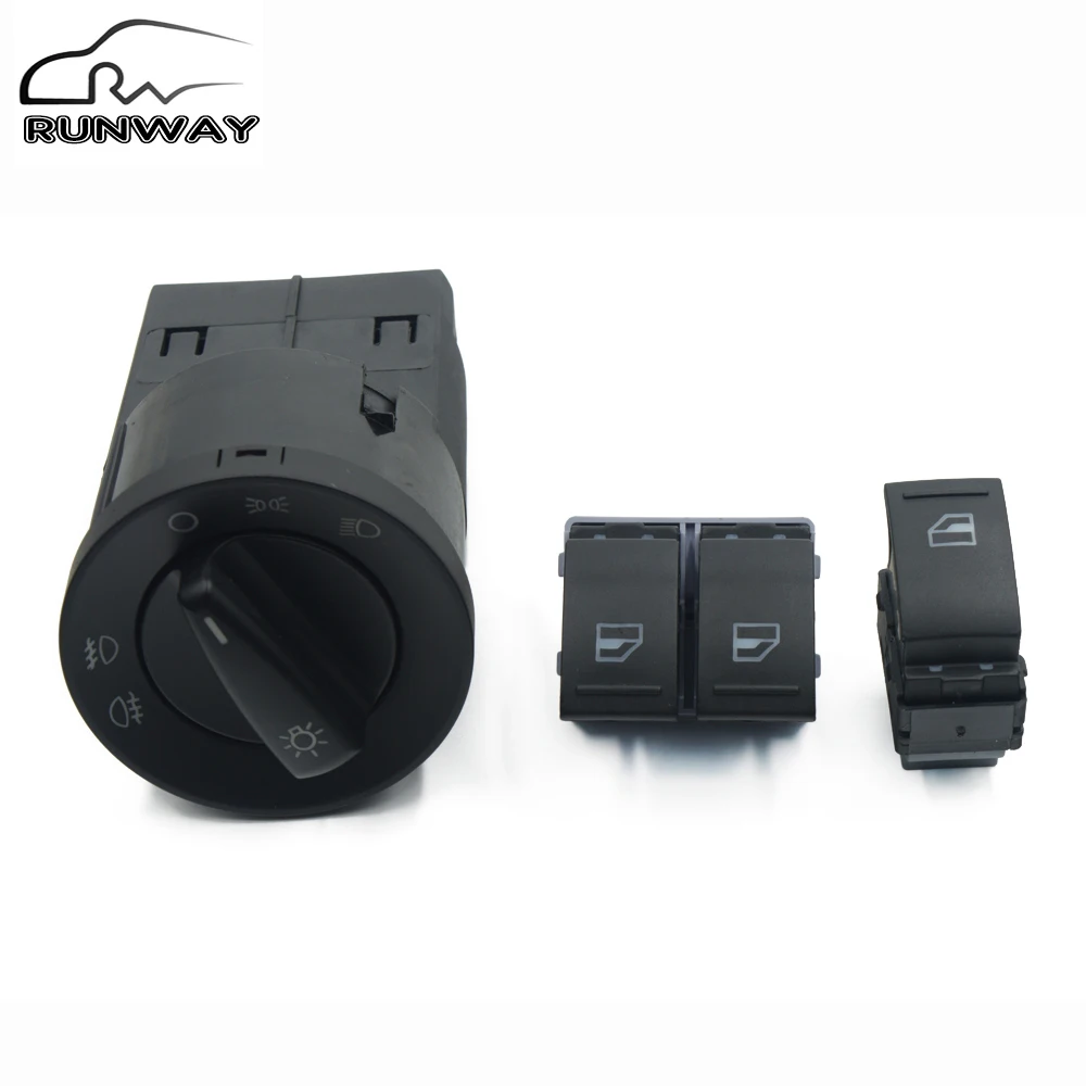 

For VW Transporter T5 T6 2005 - 2014 7E0 959 855A 7E0959855 1C0 941 531A Power Electric Headlight Window Control Switch Button