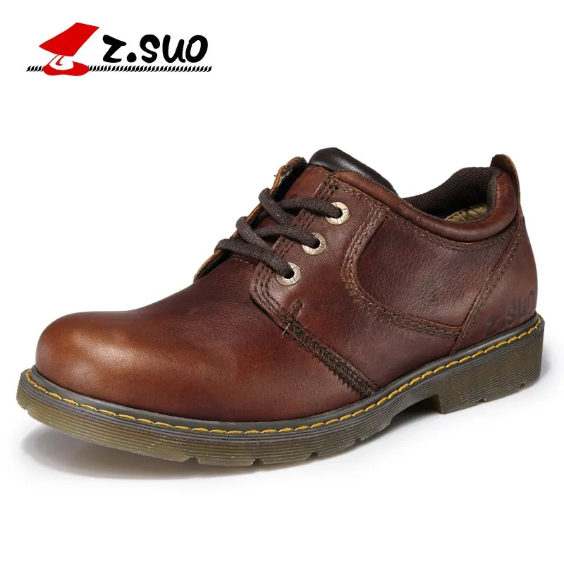 Casual uomo mucca Autunno Primavera fatti In a vera in da Piatti Confortevole marrone Z pelle Moda Scarpe mano Suo Nero gomma Lacci aAnqI