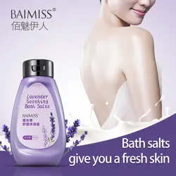 Baimiss lacender успокаивающий Соль для ванны масла Управление отшелушивает и удалить лечение акне Средства ухода за кожей Средства ухода за