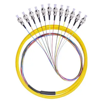 

12 Strand 9/125 Fiber Optic Pigtail 1.5m FC/UPC Single Mode