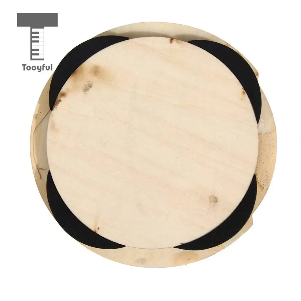 Tooyful Wood Acoustic Guitar Soundhole Cover Feedback Buster for 40'' 41'' Guitar Parts Accessories