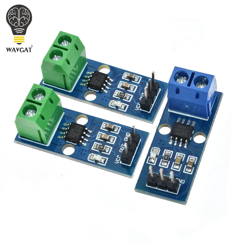 Модуль датчика тока Холла WAVGAT горячая Распродажа ACS712 5A 20A 30A модуль для Arduino 20A|hot