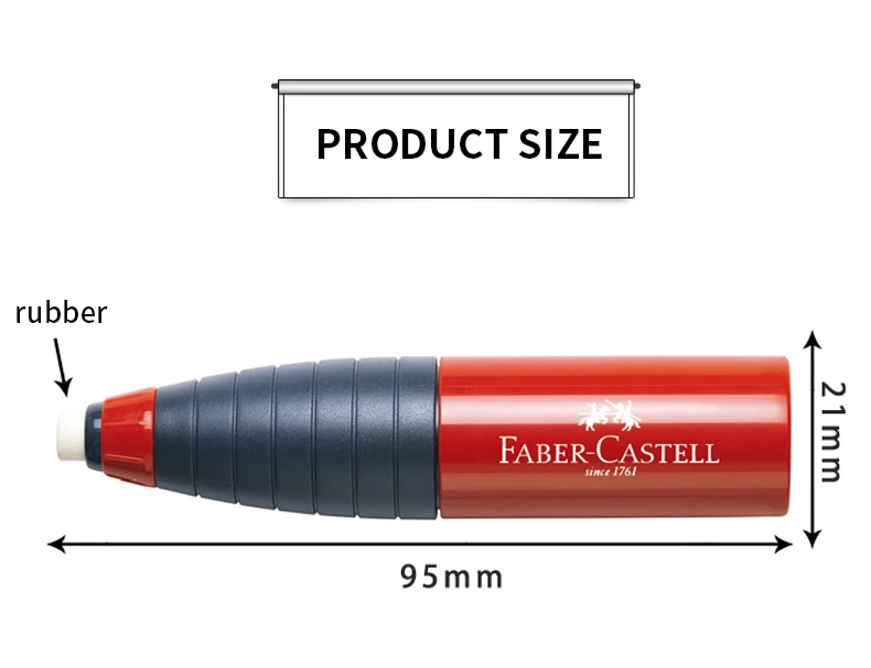 1 шт., Faber-Castell, Кастель, вращающийся, с одним отверстием, ластик, резина и точилка для карандашей, школьные канцелярские товары, школьные товары для рукоделия