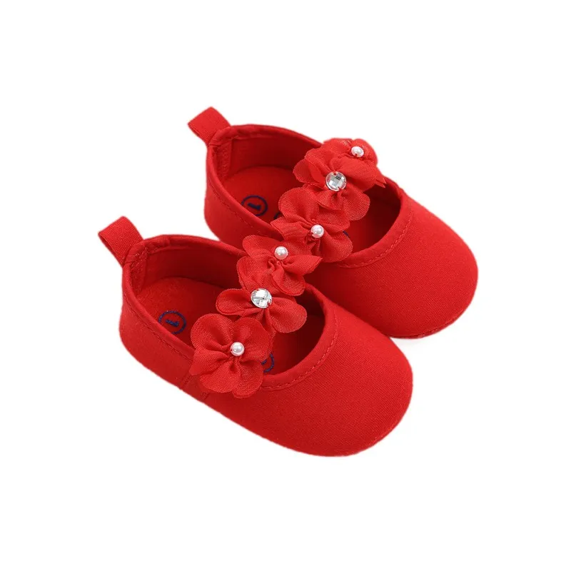 

Spring Autumn Newborn The First Walker Shoes Baby Girl Beautiful Flowers Princess Shoes Children's Toddler Shoes