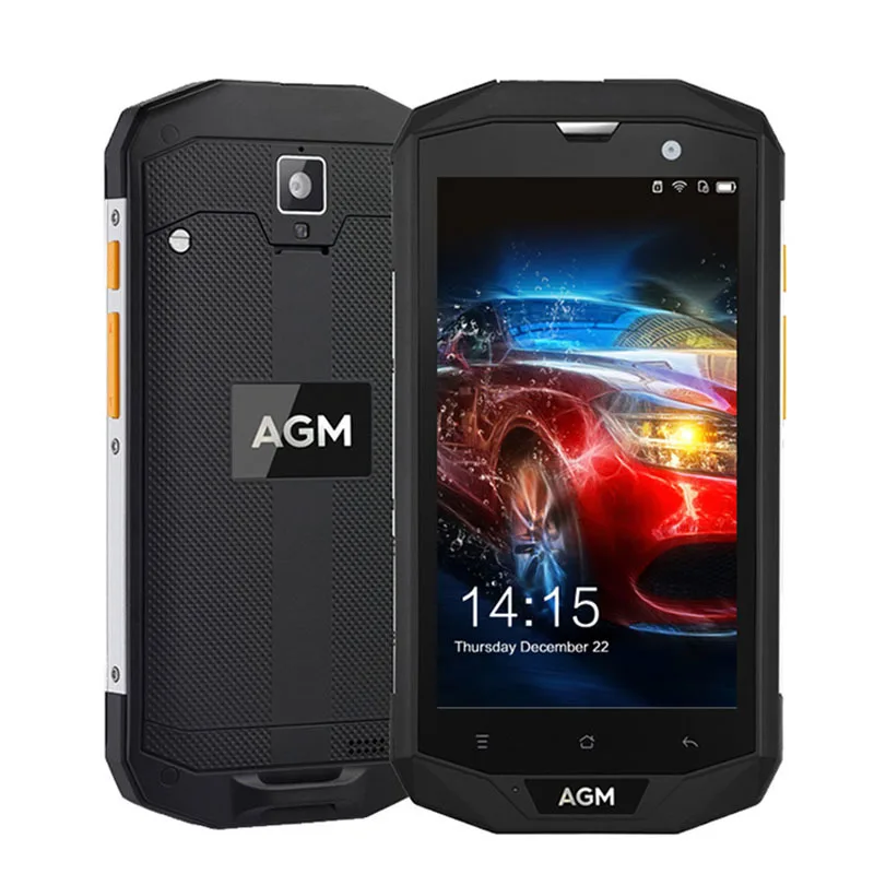 AGM A8 смартфон 4 Гб 64 IP68 Водонепроницаемый Android 7 0 телефон MSM8916 четырехъядерный 5