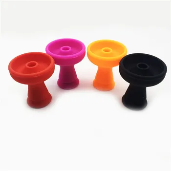 

Good Quality Hot Color Silicone Hookah Bowl Unbreakable High Quality Smoking Accessories Carbon Stove Heat Keeper Shisha Bowl