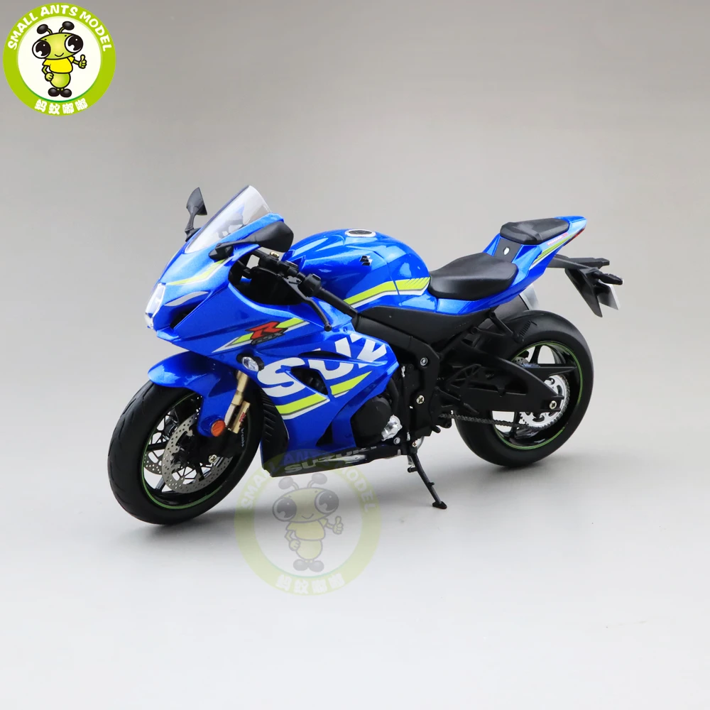 1/12 Suzuki натуральная GSX R 1000R Литая модель мотоцикла игрушки для мальчиков и девочек
