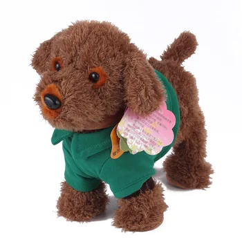 

30cm Music Dog Walking Instruction Intelligent Action Electronic Pet Plush Soft Doll Animal Stuffed Toy For Kids Christmas Gift