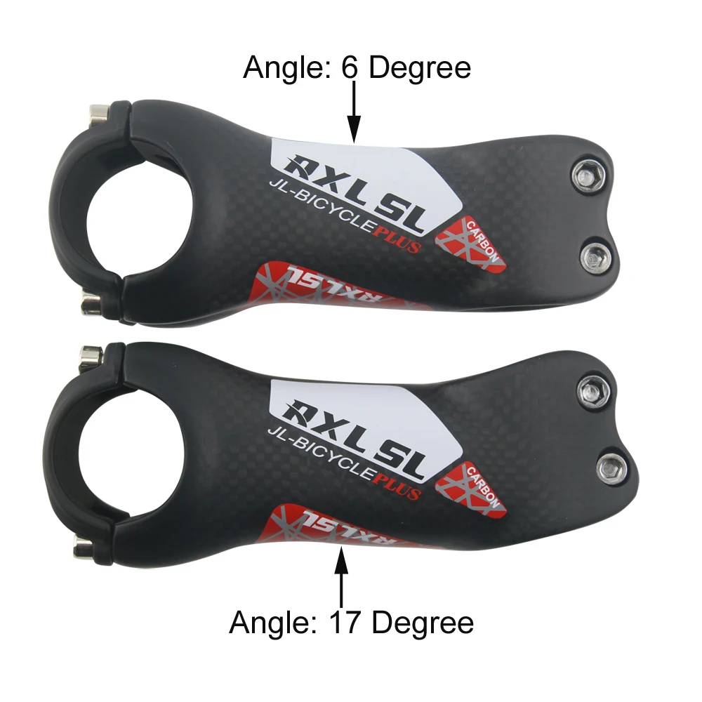TOSEEK Full Carbon Fiber Stems 6//17° Road Bike MTB Bicycle Stem 70-130mm 31.8mm