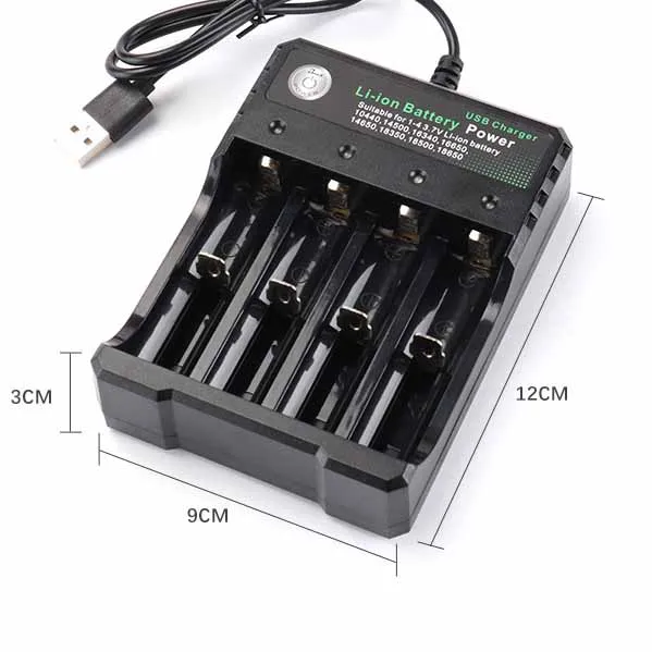 3.7V 18650 Charger Li-ion battery USB independent charging portable electronic cigarette 18350 16340 14500 battery charger 3.7V 18650 Charger Li-ion battery USB independent charging portable electronic cigarette 18350 16340 14500 battery charger
