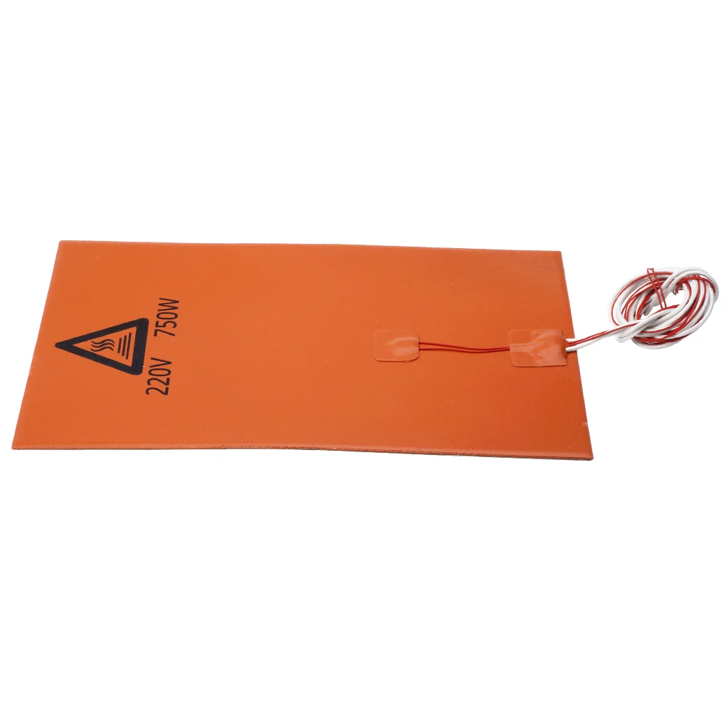 MagiDeal 200x300mm 220V 750W Silicone Rubber Heating Heater for 3D Printer Heated Bed