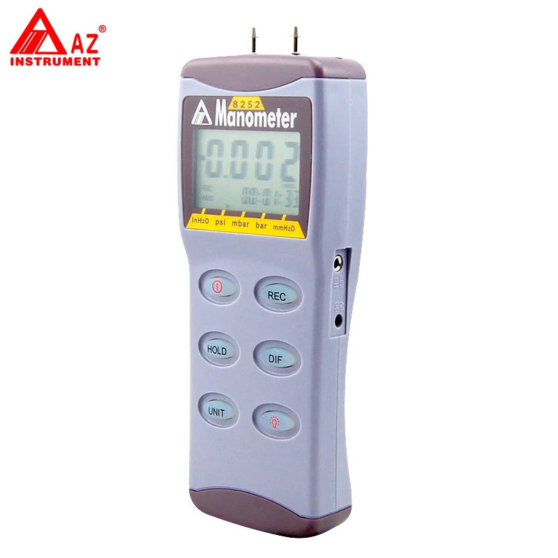 

AZ-8252 Portable Digital Manometer Differential Pressure Tester