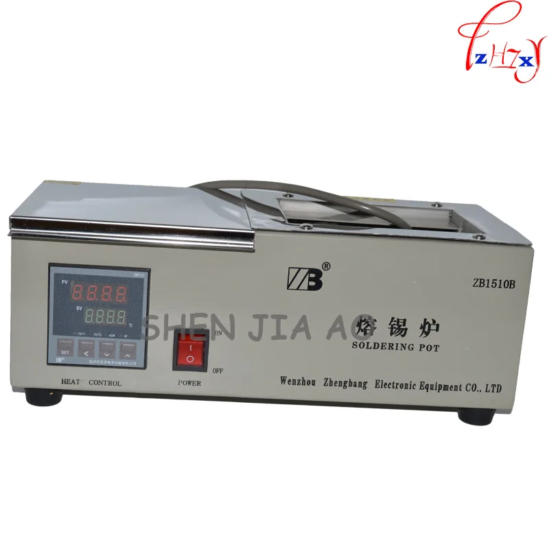 

1PC Solder Pot ZB1510B/D Digital Display 600W 150* 100* 70mm Soak Soldering Machine Soldering Tin Stove