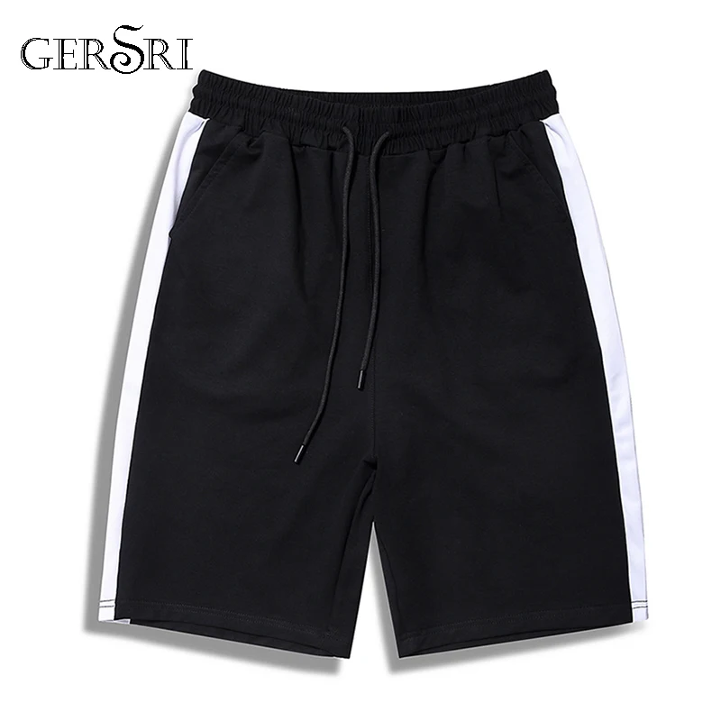 Gersri мужские повседневные шорты летние мужские модные шорты белые боковые эластичные Мужские дышащие Бермуды Шорты черные Большие размеры 6XL 7XL