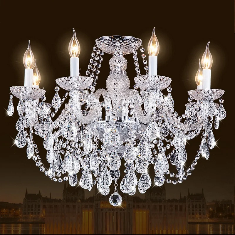 Crystal chandelier lighting Living Room Cristal Lamp Home Lighting Fixture Large Modern Crystal chandeliers Lustres de cristal