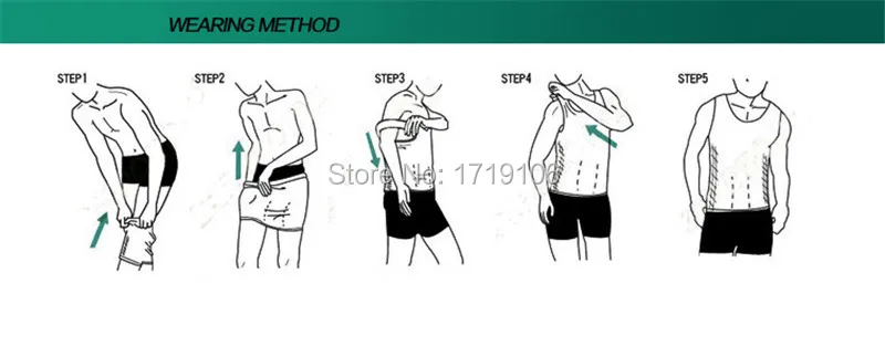 Корректирующее белье для Для мужчин коррекции фигуры футболка Абдо Для мужчин Управление живота Триммер Талия кроссовки для похудения жир
