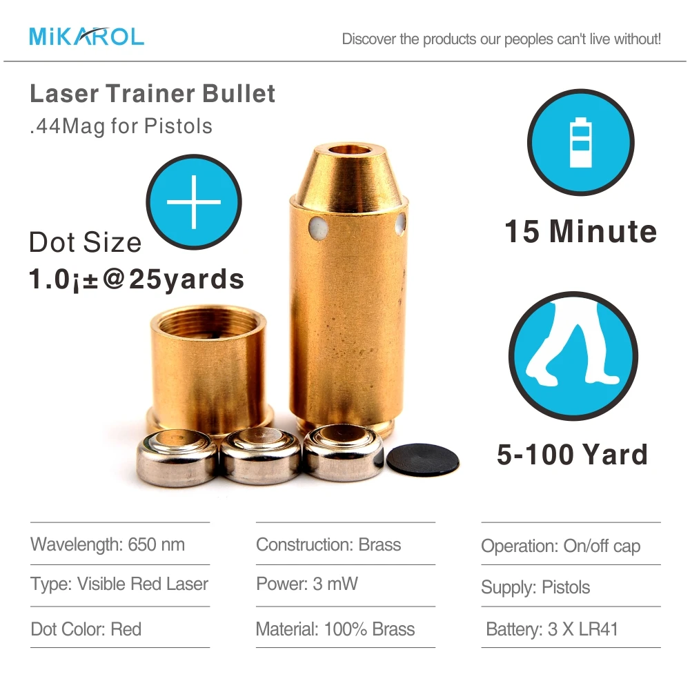 Buy 2017 Promotion .44 Mag Mini Utility Laser Bullet