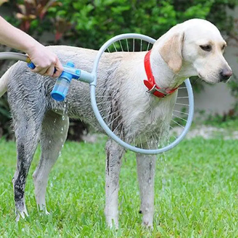 

360 Round Shape Pet Dog Cat Shower Cleaner Tool Small Large Dog Cat Bathing Cleaner Cleaning Woof Washer 360 By Bulb Head